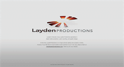 Desktop Screenshot of laydenproductions.com